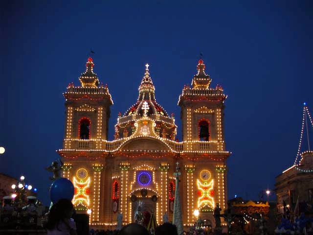 Basilicata lit up during the Feast